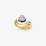 Black Gold Heart Ring - floysun