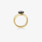 Black Gold Heart Ring - floysun