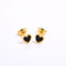 Black White Love Studs Earrings - floysun