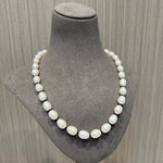 Blackline Pearl Necklace – Large Baroque Organic Shine - floysun