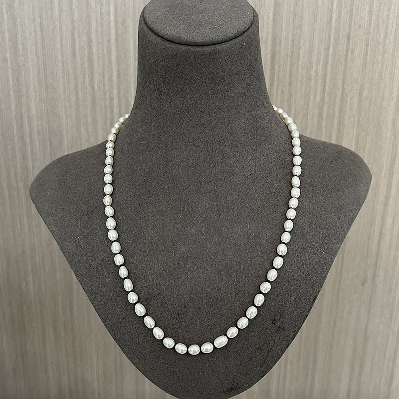Blackline Pearl Necklace – Small Pearl Mini Glow - floysun