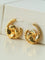 Bloom Loop Floral Rope Knot Earrings - floysun
