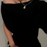 Blue Dot Stone & Baroque Pearl Beaded Necklace - floysun