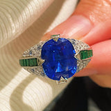 Blue - Green Luxe Gemstone Ring - floysun