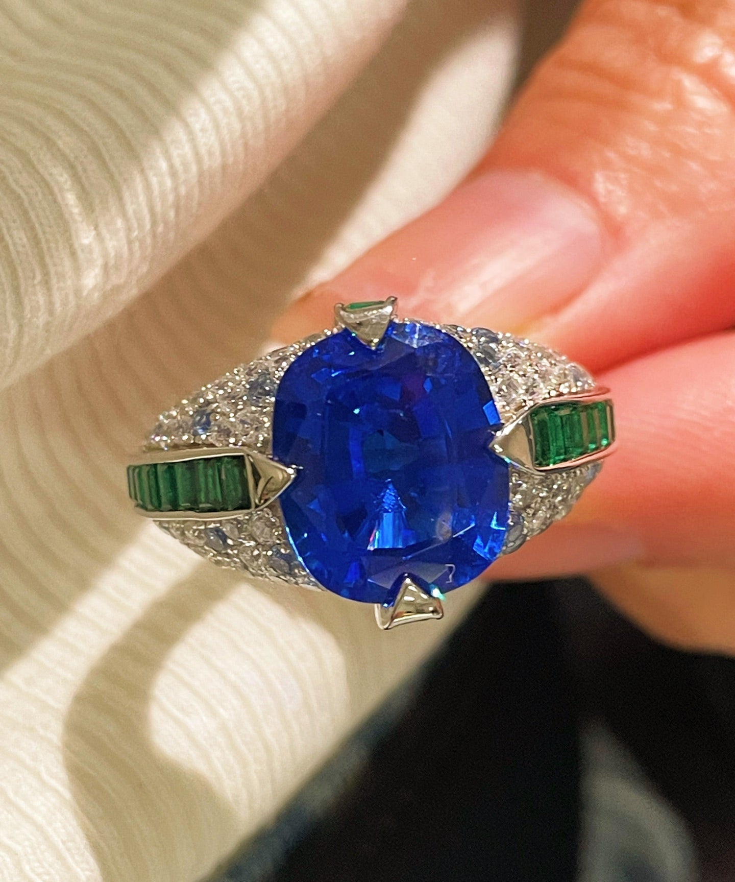 Blue - Green Luxe Gemstone Ring - floysun