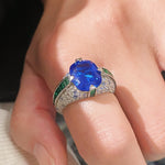 Blue - Green Luxe Gemstone Ring - floysun