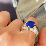 Blue - Green Luxe Gemstone Ring - floysun