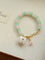 Bohemian Auspicious Elephant Collection White Jade Elephant Bracelet - floysun