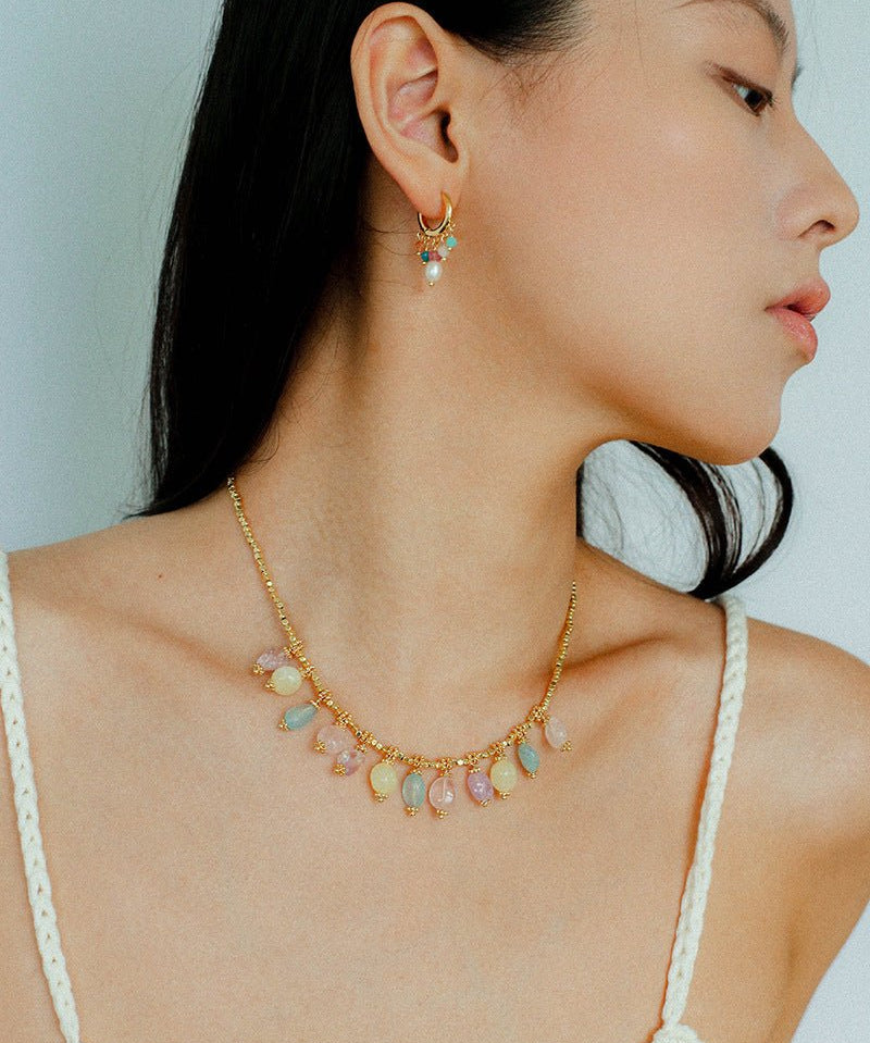Bohemian Crystal Charm Necklace - floysun