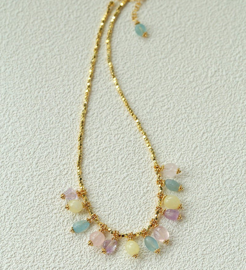 Bohemian Crystal Charm Necklace - floysun