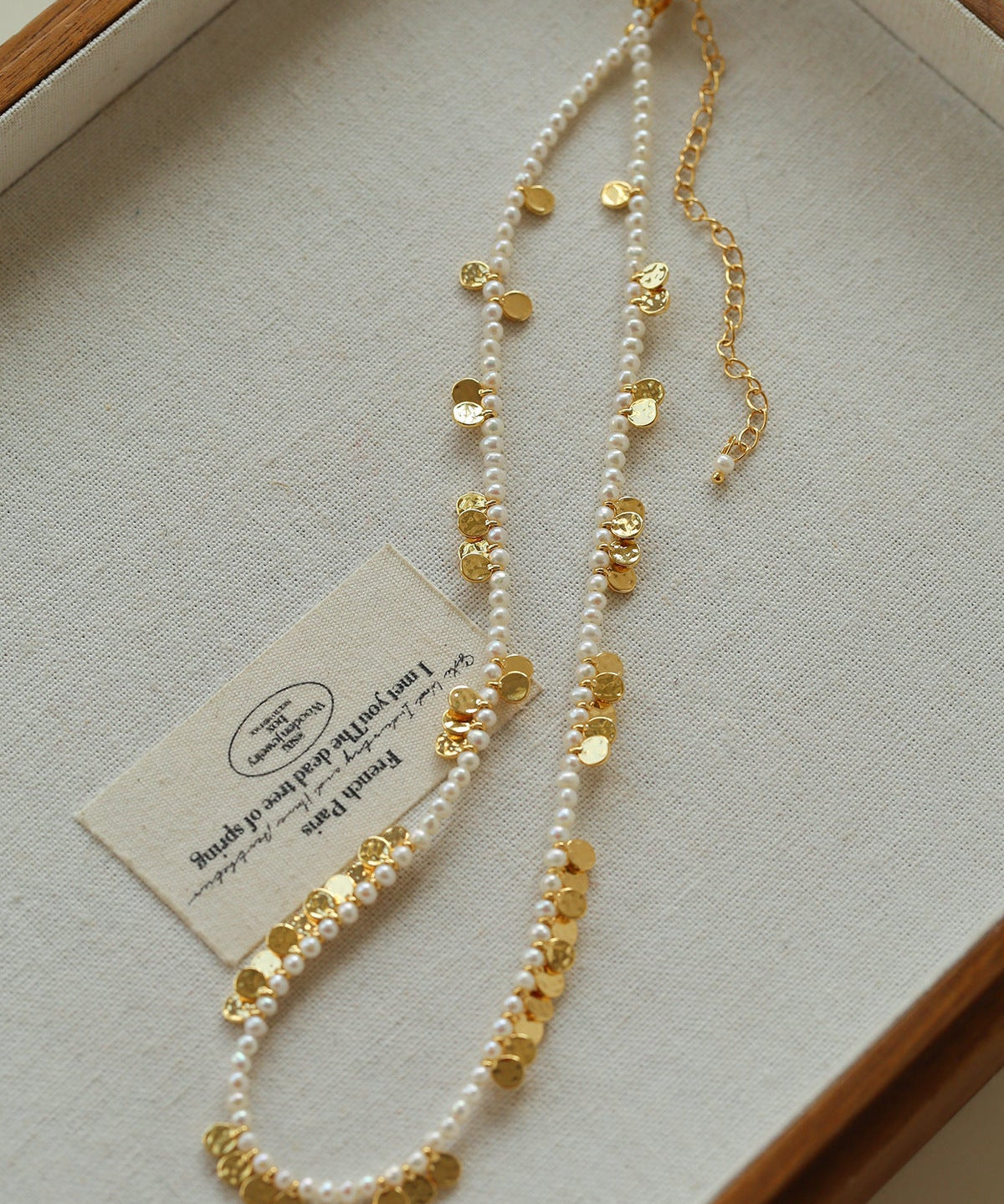 Bohemian Fish Necklace – Green Stone & Pearl Layered - floysun