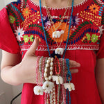 Bohemian Leaping Horse Collection White Jade Carved Horse Pendant Chian Necklace - floysun