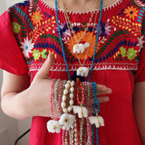 Bohemian Leaping Horse Collection White Jade Carved Horse Pendant Chian Necklace - floysun