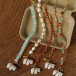 Bohemian Leaping Horse Collection White Jade Horse Bracelet - floysun