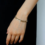 Bohemian Vintage Coin Gold Ore Beaded Bracelet - floysun