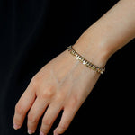 Bohemian Vintage Coin Gold Ore Beaded Bracelet - floysun