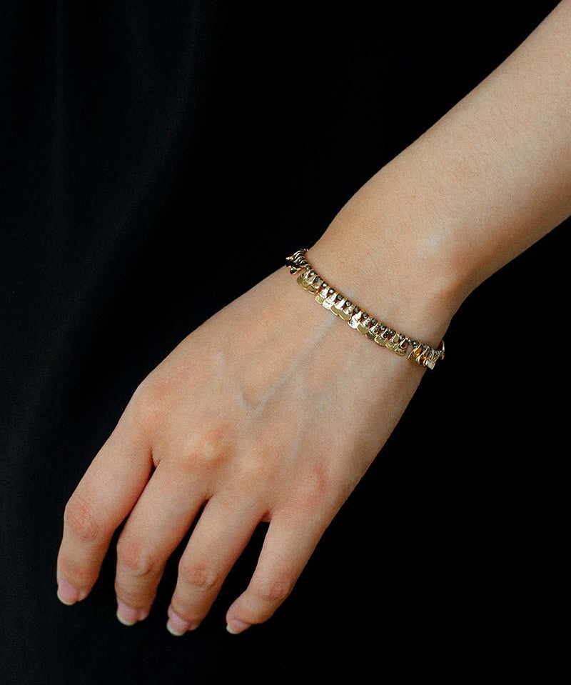 Bohemian Vintage Coin Gold Ore Beaded Bracelet - floysun
