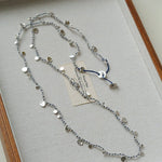 Bohemian Woven Natural Stone Necklace – Silver Accents - floysun