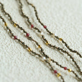 Boho Hand‑Textured Gold Ore Bar Pendant Necklace - floysun