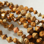 Boho Natural Picture Jasper Tassel Pendant Necklace - floysun