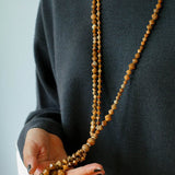 Boho Natural Picture Jasper Tassel Pendant Necklace - floysun