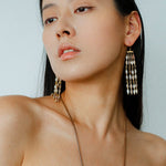 Boho Style Natural Shell Tassel Dangle Earrings - floysun