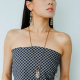 Boho Style Natural Shell Tassel Dangle Earrings - floysun