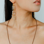 Boho Style Natural Shell Tassel Dangle Earrings - floysun