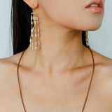 Boho Style Natural Shell Tassel Dangle Earrings - floysun