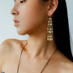 Boho Style Natural Shell Tassel Dangle Earrings - floysun