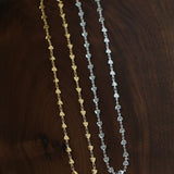 Bold Rebellious Heart Pendant Necklace - 18K Gold Plated Heavy Chunky Link Chain Choker - floysun