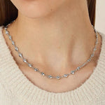 Bold Rebellious Heart Pendant Necklace - 18K Gold Plated Heavy Chunky Link Chain Choker - floysun