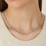 Bold Rebellious Heart Pendant Necklace - 18K Gold Plated Heavy Chunky Link Chain Choker - floysun