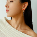 Bottle - Inspired Red Agate Drop Earrings - floysun