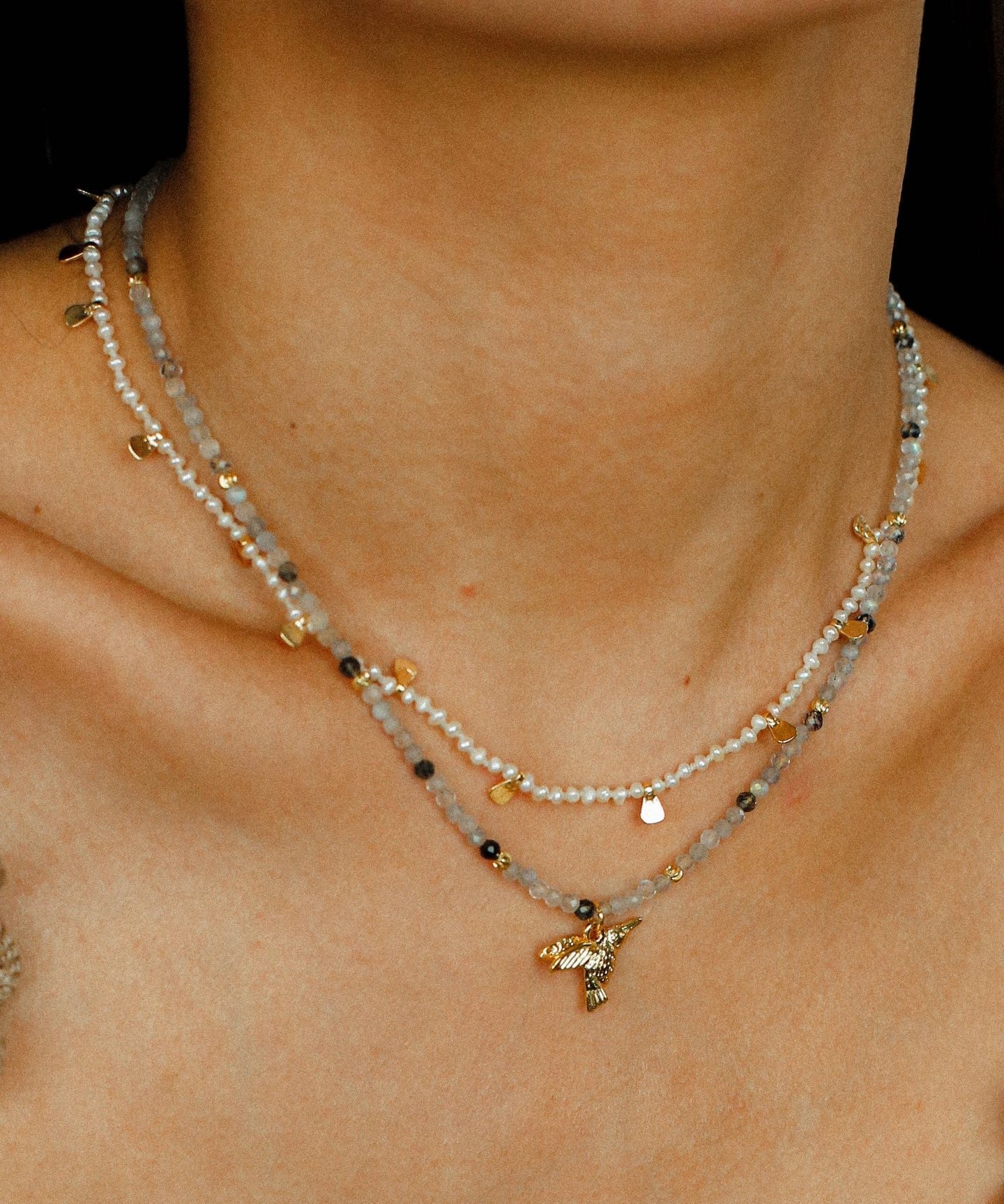 Boundless Spirit Handwoven Mini Pearl Necklace - Freshwater Pearls - floysun