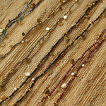Boundless Spirit Woven Natural Stone Long Necklace - Pyrite - floysun