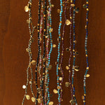 Boundless Spirit Woven Natural Stone Long Necklace - Pyrite - floysun