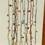 Boundless Spirit Woven Natural Stone Long Necklace - Pyrite - floysun