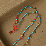 Boundless Spirit Woven Natural Stone Necklace - Blue Turquoise - floysun