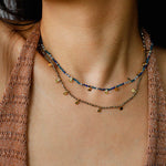 Boundless Spirit Woven Natural Stone Necklace - Lapis Lazuli - floysun