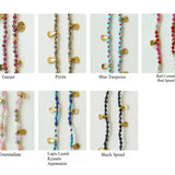 Boundless Spirit Woven Natural Stone Necklace - Red Corundum & Red Spinel - floysun