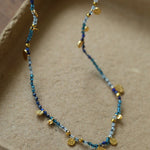 Boundless Spirit Woven Natural Stone Short Necklace - Lapis Lazuli - floysun
