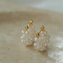 Braided Freshwater Pearl Earrings - floysun