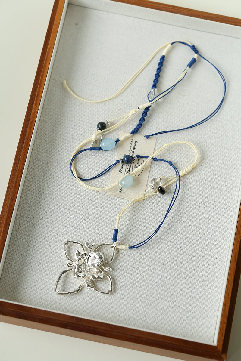 Branch Shadow Braided Necklace - floysun