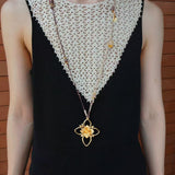 Branch Shadow Braided Necklace - floysun