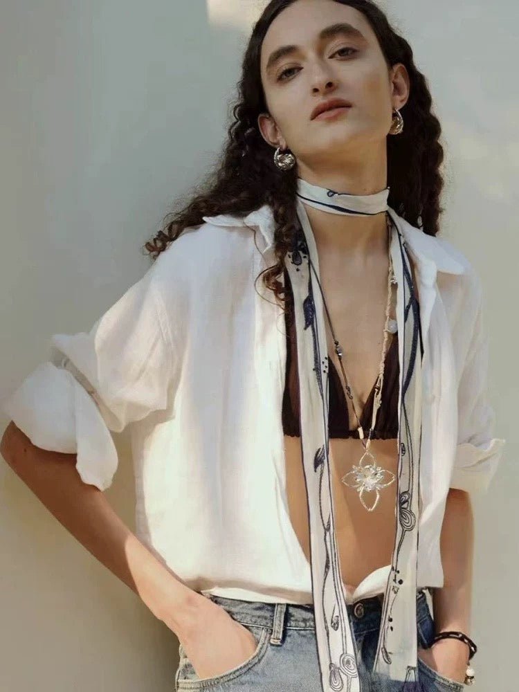 Branch Shadow Braided Necklace - floysun