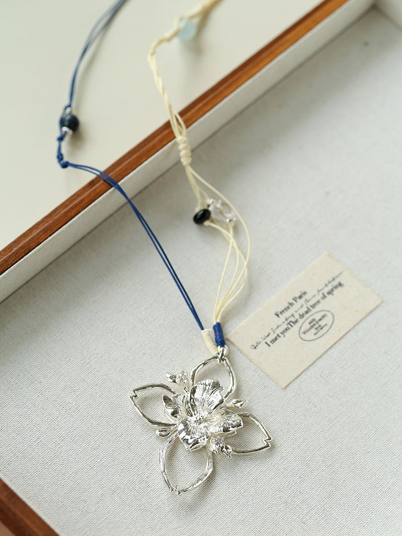 Branch Shadow Braided Necklace - floysun