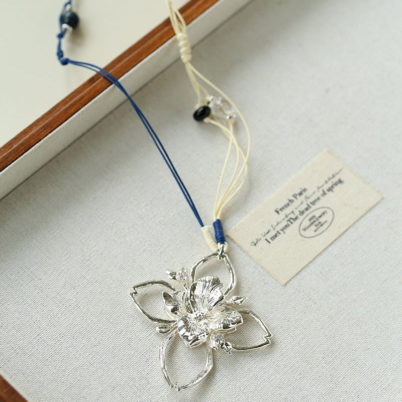 Branch Shadow Braided Necklace - floysun