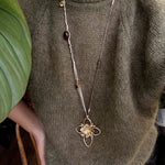 Branch Shadow Braided Necklace - floysun