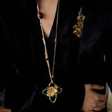 Branch Shadow Braided Necklace - floysun